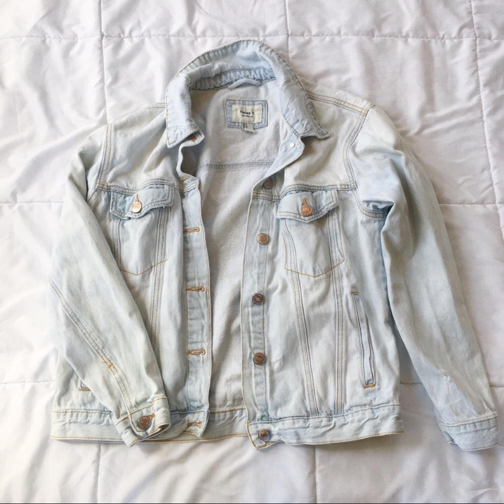 Light wash jean jacket